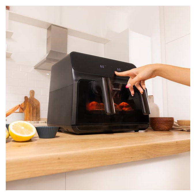 Cecotec Friggitrice ad Aria Calda 9 L Nero