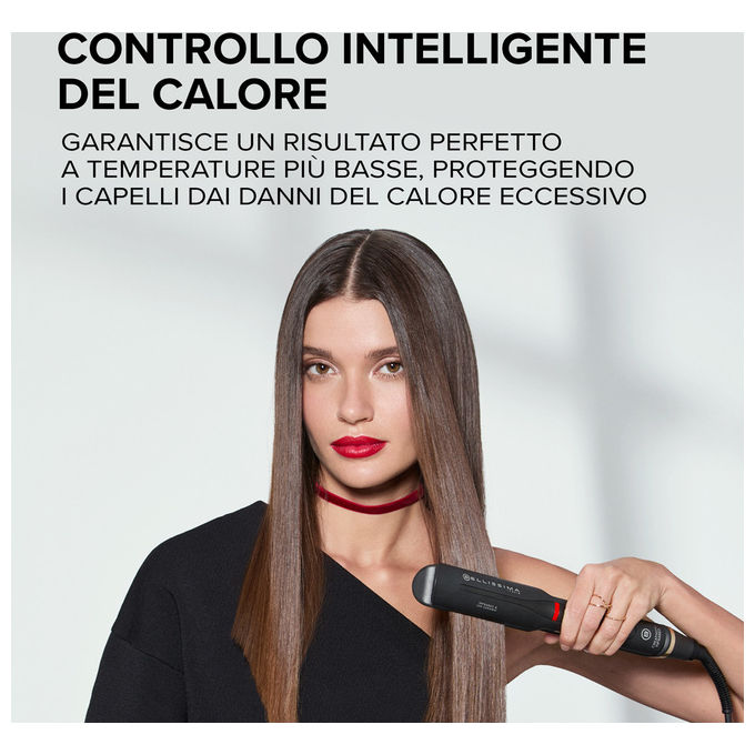 Bellissima 11948 Creativity Infrared Piastra per capelli Ion Ceramic 11 temperature 130°C 230°C 60 W colore Nero