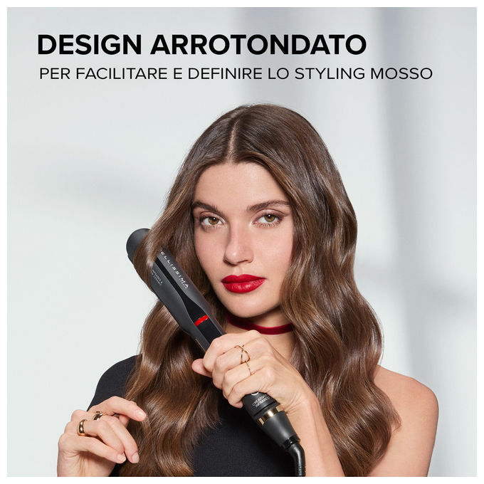 Bellissima 11948 Creativity Infrared Piastra per capelli Ion Ceramic 11 temperature 130°C 230°C 60 W colore Nero