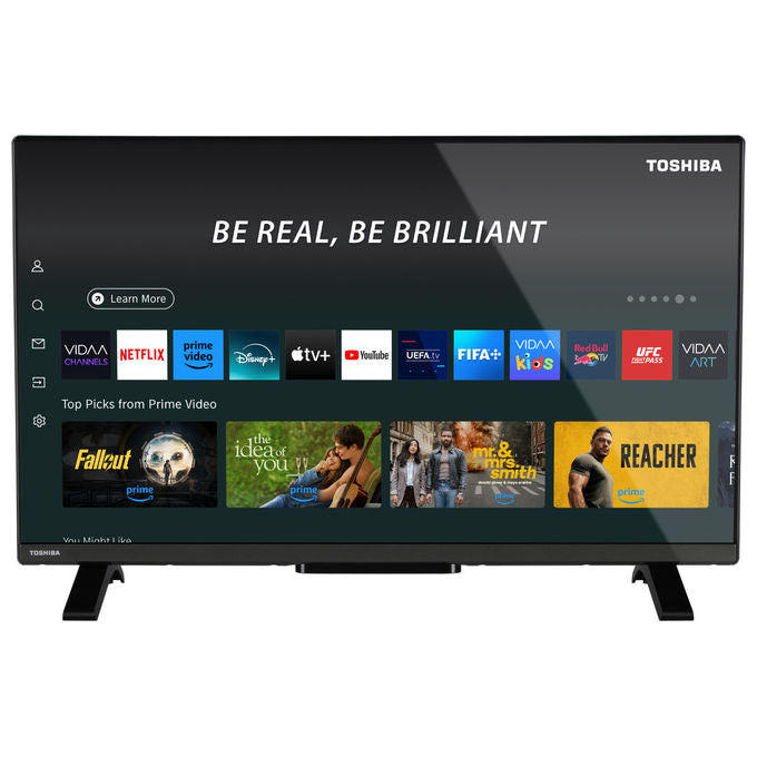 Toshiba 32QV2F63DA Smart TV 32 Pollici Full HD QLED