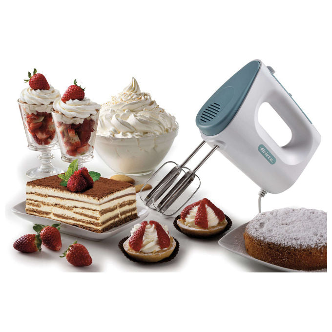 Ariete 1545-01 Breakfast Sbattitore Elettrico 450W 5 Velocita' Funzione Turbo 2 Fruste Acciaio Inox colore Bianco