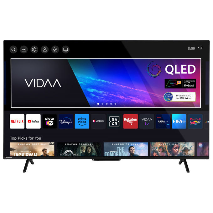 Toshiba 55QV2463DA QLED TV 55'' 4K Ultra HD Smart TV