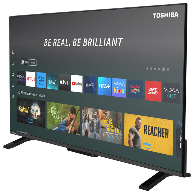 Toshiba 40QV2F63DA Smart TV QLED 40'' Full HD Direct-LED HDR DVB-T2 VIDAA colore Nero
