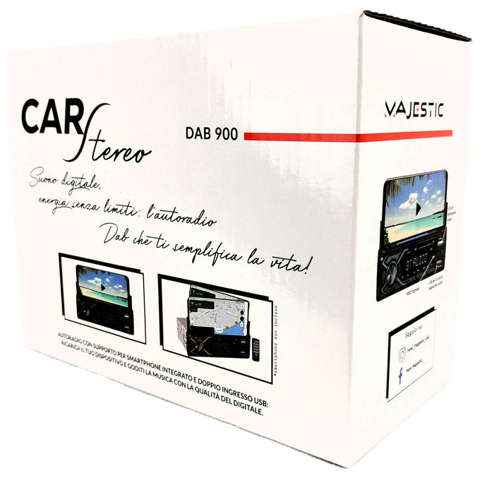 Majestic DAB 900 Radio Nero 180W MP3 WMA