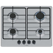 Bosch PGP6B5K85 Serie 4 Piano cottura a gas 60 cm 4 fuochi da incasso accensione elettronica colore Inox