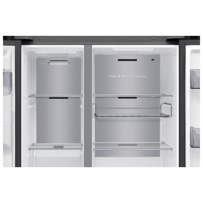 Samsung RS90F66BEFEF Series 9 Frigorifero Side by Side Family Hub 614 L 178 cm Classe E 34 dB Twin Cooling Wi-Fi colore Nero