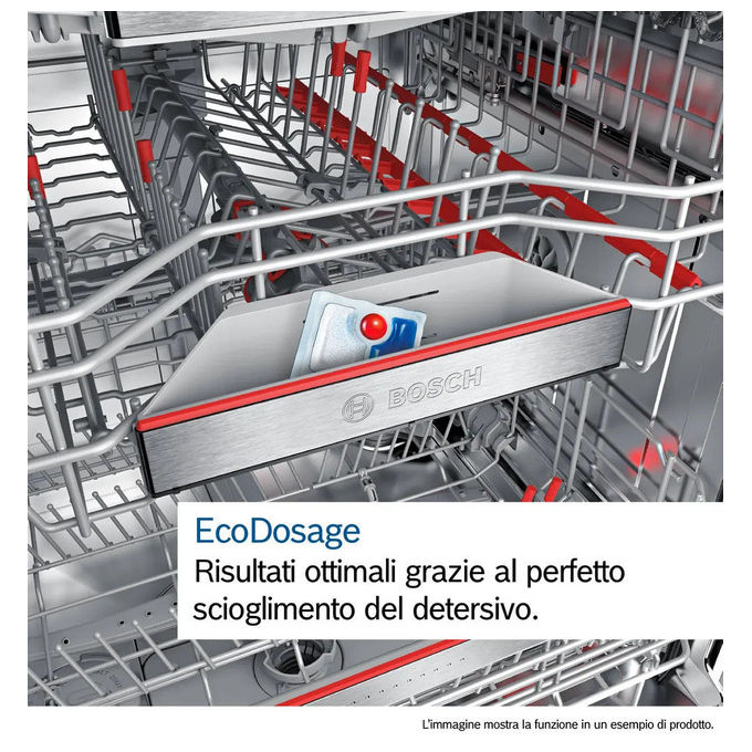 [ComeNuovo] Bosch SMP4ECW72S Serie 4 Lavastoviglie da incasso sottopiano 14 coperti Classe A 42 dB Wi-Fi Home Connect (82x60x57 cm) colore Bianco