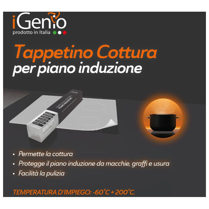 Yeppon Tappetino Cottura Piano Induzione 80x52 cm