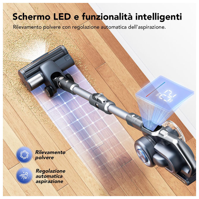 Jimmy H11 Pro Aspirapolvere Batteria Estraibile 260AW