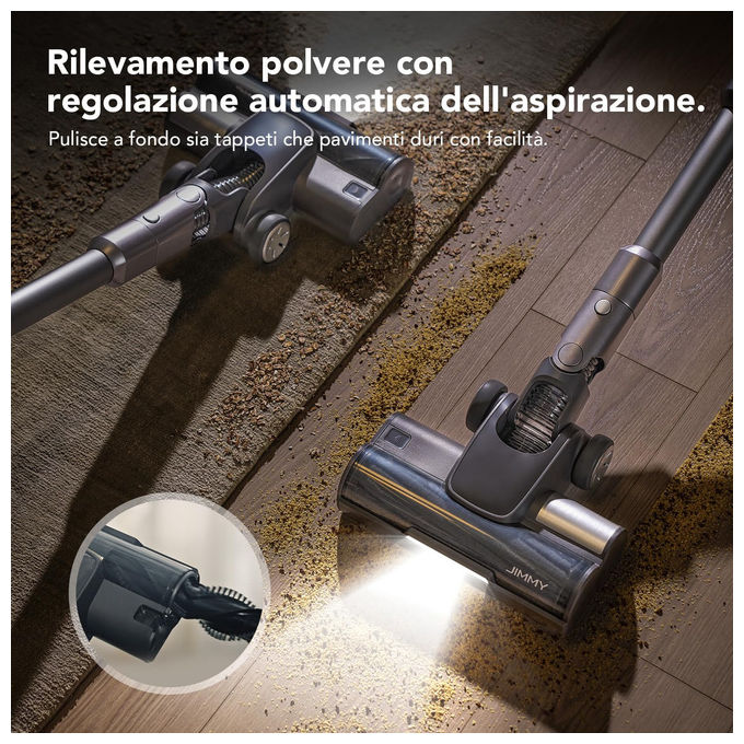 Jimmy H11 Pro Aspirapolvere Batteria Estraibile 260AW