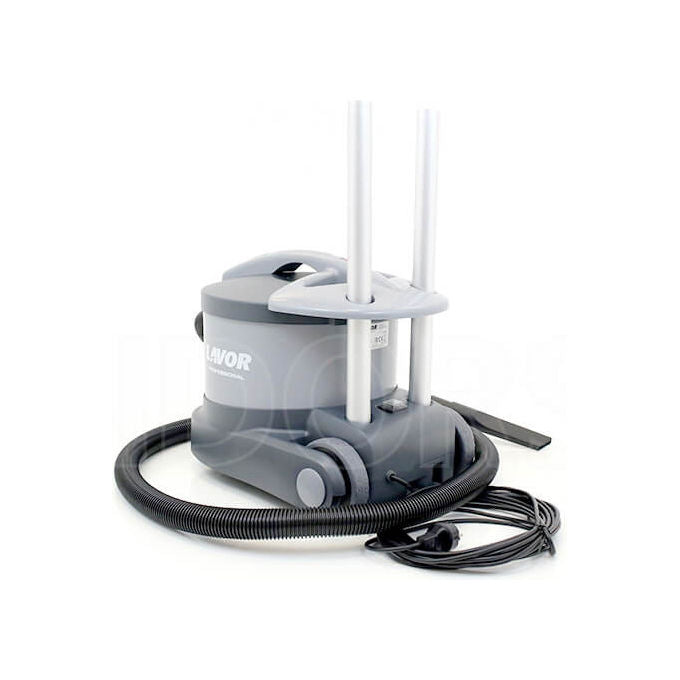 Lavor WHISPER Aspirapolvere Bidone Professionale 15 L 800W Ultra-Silenzioso con Filtro Cartridge e Filtro Carta