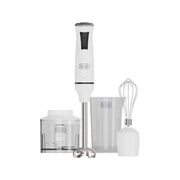 Black+decker BXHBA750E Frullatore ad Immersione 750W 20 Velocita' Funzione Turbo Lame Acciaio Inox BPA Free colore Bianco