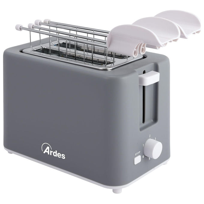 Ardes Tostapane 2 Fette In Acciaio Inox Con Timer