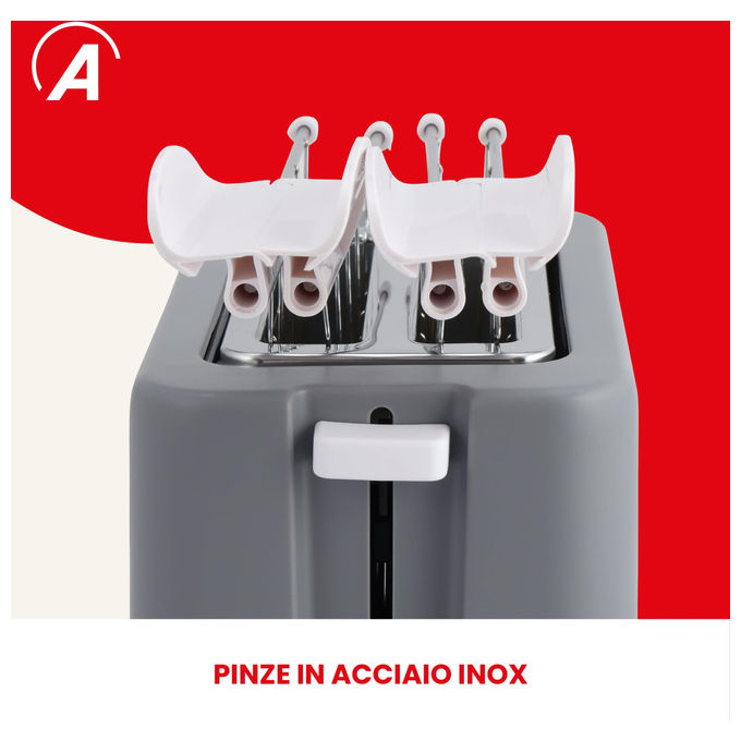 Ardes Tostapane 2 Fette In Acciaio Inox Con Timer