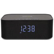 Explore Scientific BCC1001 Radiosveglia Portatile Bluetooth 5.0 10W Ricarica Wireless Qi Power Bank 4400 mAh Doppia Sveglia Vivavoce colore Nero