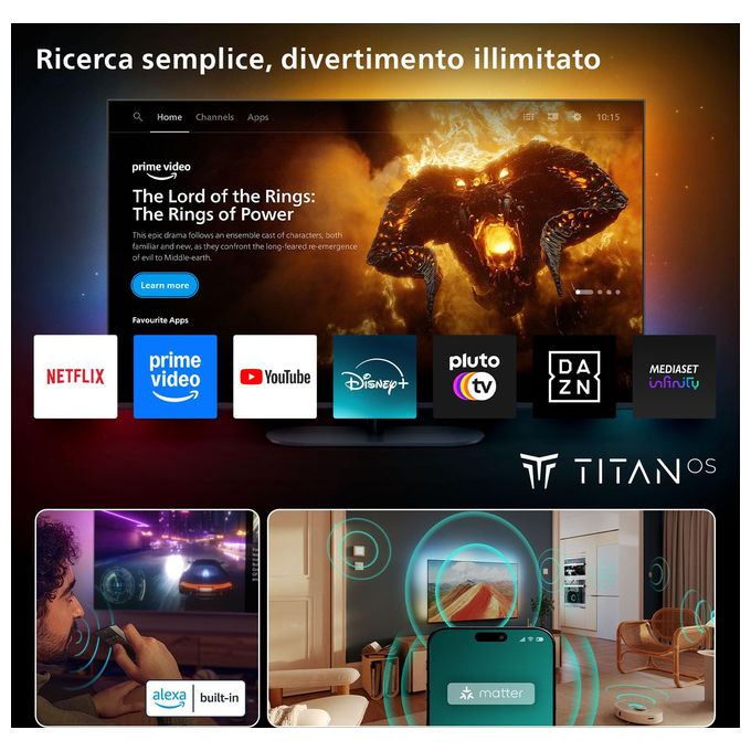 Philips TV Ambilight con Processore P5 Perfect Picture