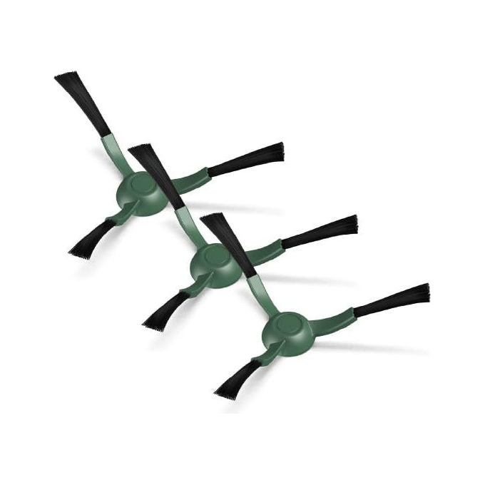 IRobot 4837322 Kit 3 Spazzole Laterali Edge-Sweeping Roomba Combo Essential Vac Essential colore Nero Verde