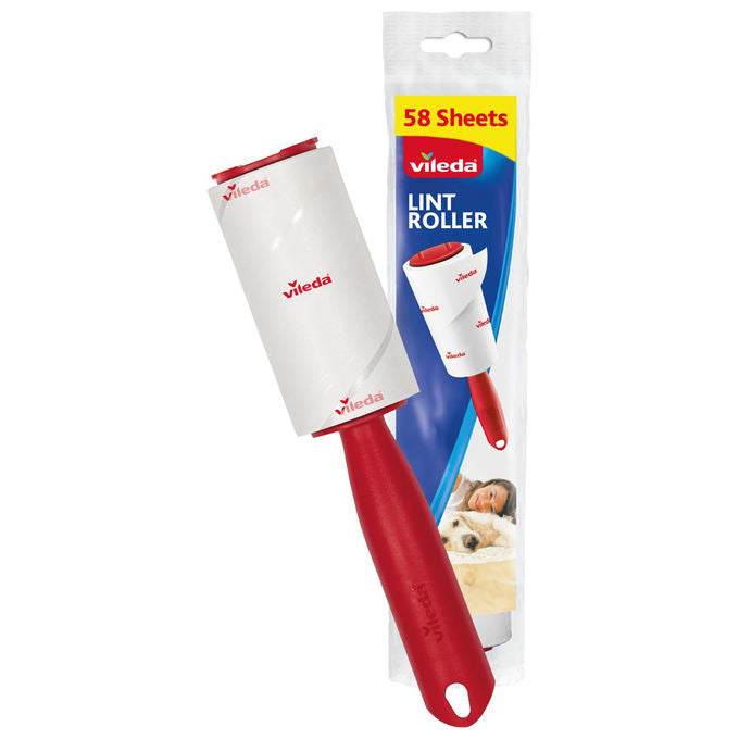 Vileda 173390 Pet Pro Rullo Levapelucchi per Peli di Animali 58 Fogli Usa e Getta