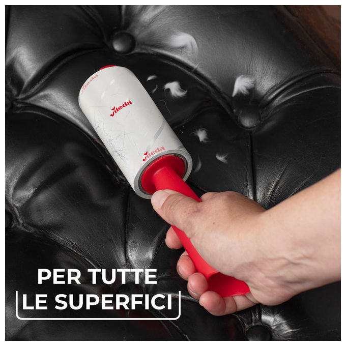 Vileda 173390 Pet Pro Rullo Levapelucchi per Peli di Animali 58 Fogli Usa e Getta