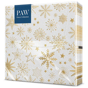 PAW Professional Tovaglioli Shiny Snowflakes 20 Pezzi