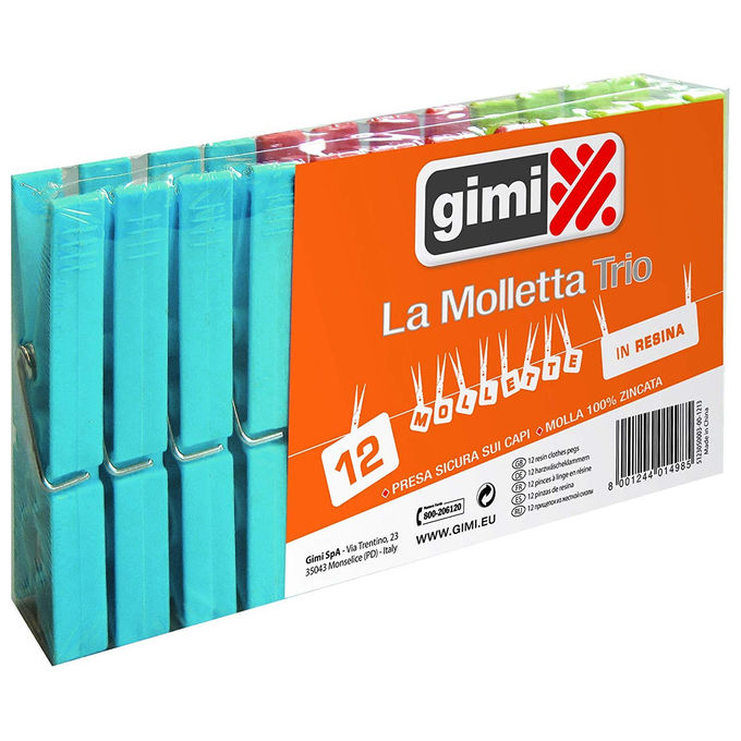 Yeppon Mollette Colorate in Resina Confezione da 12