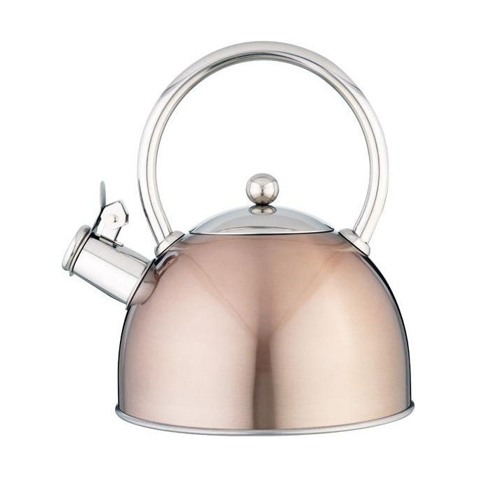 EVA 013777 Bollitore con Fischio Acciaio Inox 1.8 L Compatibile Induzione colore Rame