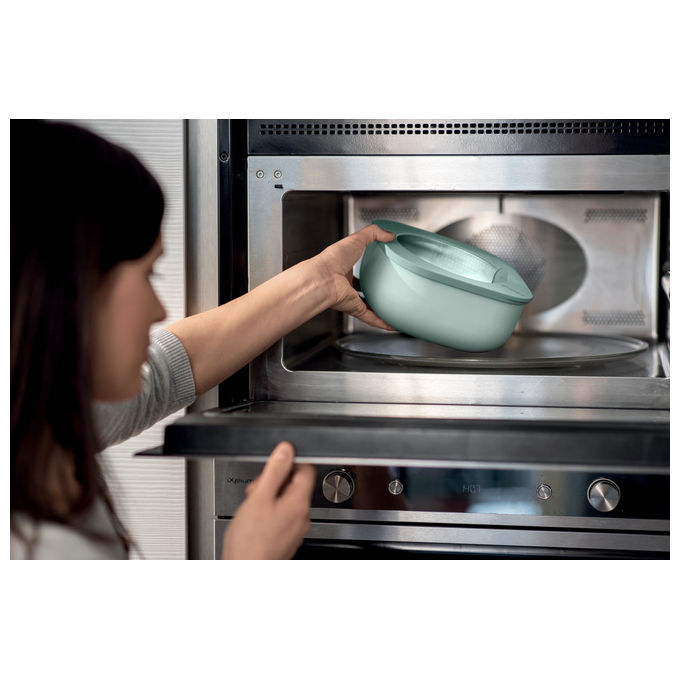 Guzzini 17077052 Store and Plus Chef Line Set 3 Contenitori Ermetici Impilabili BPA Free Frigorifero Freezer Microonde colore Multicolore