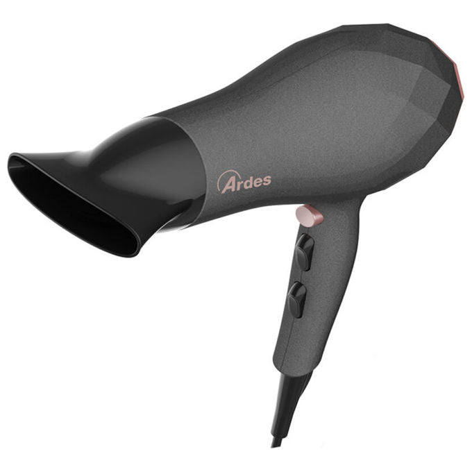 Ardes ARPHON02 Stylo Asciugacapelli 2200W 2 Velocita' 3 Temperature Diffusore Concentratore Filtro Removibile colore Nero