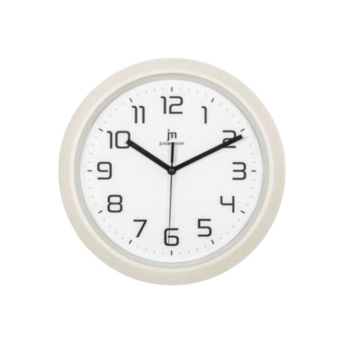 Lowell Orologio da Parete Quarzo Rotondo Crema