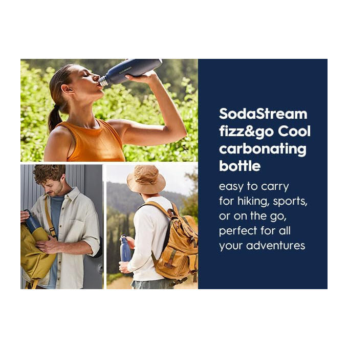 SodaStream Fizzandgo Cool Bottiglia in Metallo 900ml