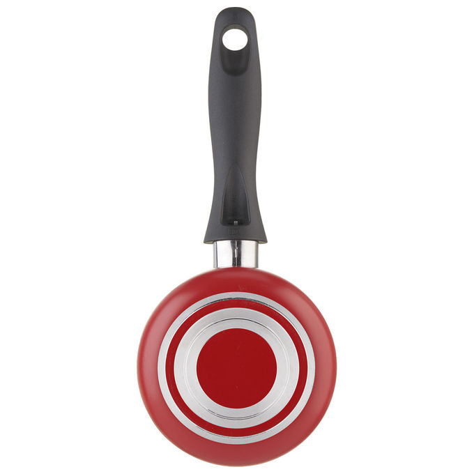 Fratelli Guzzini 28824452 CookandPlus Set Padella 16 cm e Bollilatte 12 cm antiaderente PTFE colore Rosso