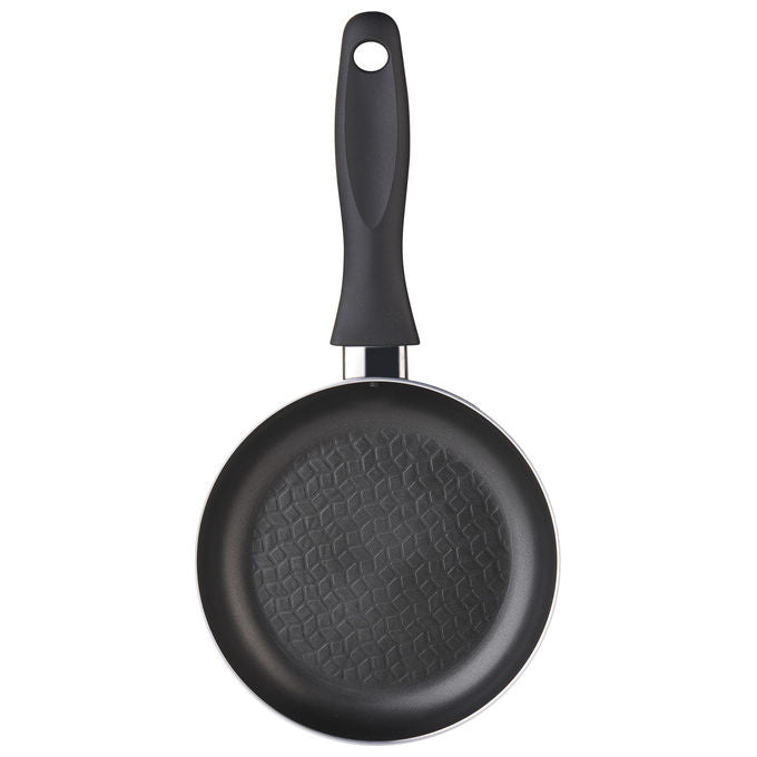 Fratelli Guzzini 28824452 CookandPlus Set Padella 16 cm e Bollilatte 12 cm antiaderente PTFE colore Rosso