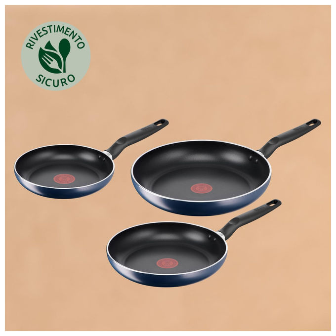 Lagostina Set di Padelle Mirtillo 20 24 28 cm