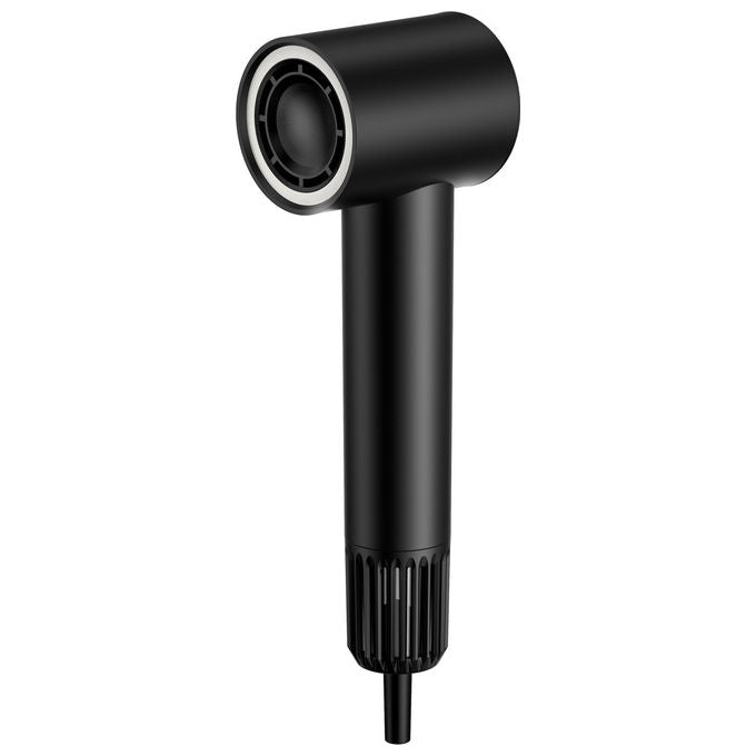 Melchioni Family 118030025 Crystal Style Asciugacapelli 1400W Motore BLDC 2 velocita' 4 temperature Concentratore colore Nero