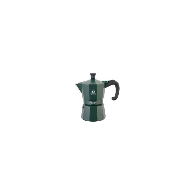 Forever 120423 Miss Moka Prestige Caffettiera Moka per Induzione 6 Tazze 355 ml colore Verde Opaco