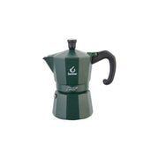 Forever 120422 Miss Moka Prestige Caffettiera Moka 3 Tazze 180 ml per Induzione colore Verde Opaco
