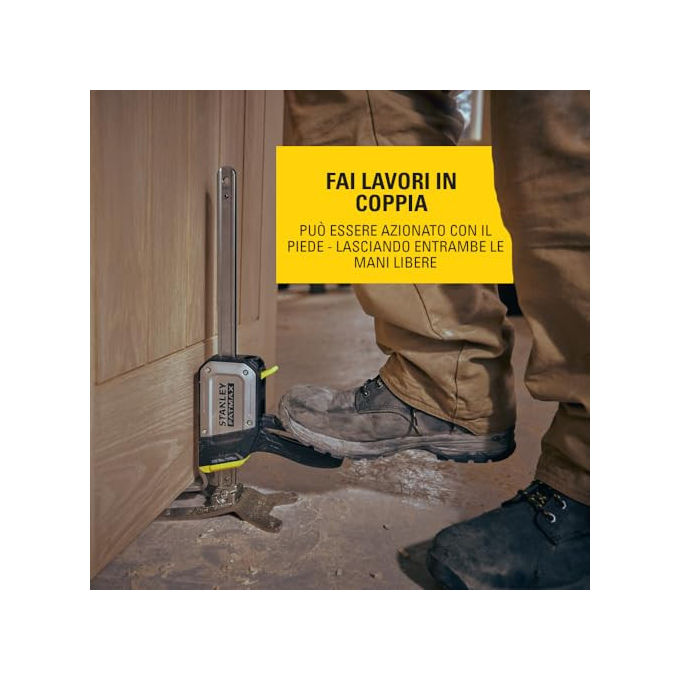 Stanley STA183550 FATMAX TradeLift Sollevatore Multifunzione 150 Kg regolazione 2,5 mm divaricazione 220 mm