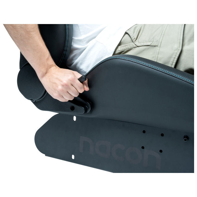 Nacon PCRC-RM2COBRA Cobra Abitacolo da Corsa Ecopelle Acciaio compatibile Logitech Thrustmaster Fanatec colore Nero