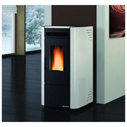 LA NORDICA Stufa a Pellet Ventilata 6,5 kW Bianco