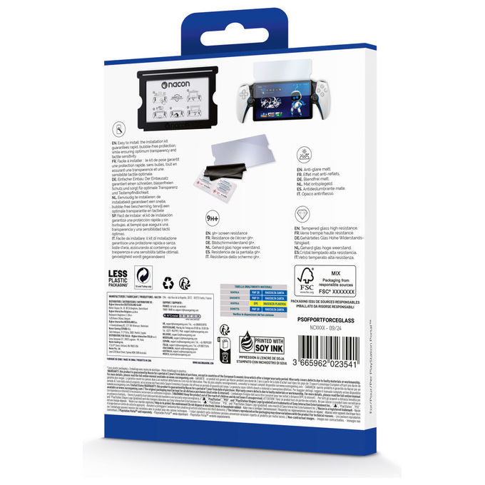 NACON Protezione Schermo Trasparente per Playstation Portal
