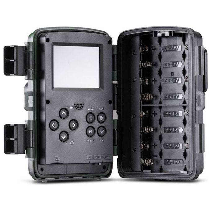Midland C1623 Wild Guardian Fototrappola Wi-Fi 4K 24MP Visione Notturna 46 LED IR Sensore Movimento 20m colore Grigio