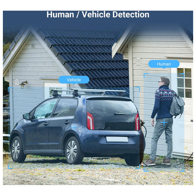 EZVIZ EL3 Telecamera di Sicurezza e Lampada da Parete