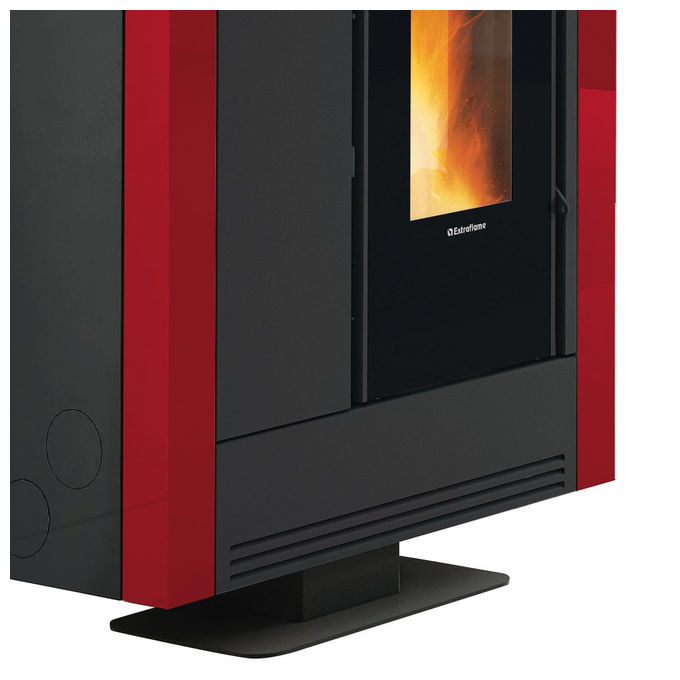 SOUVENIR STEEL EVO Stufa a Pellet Bordeaux
