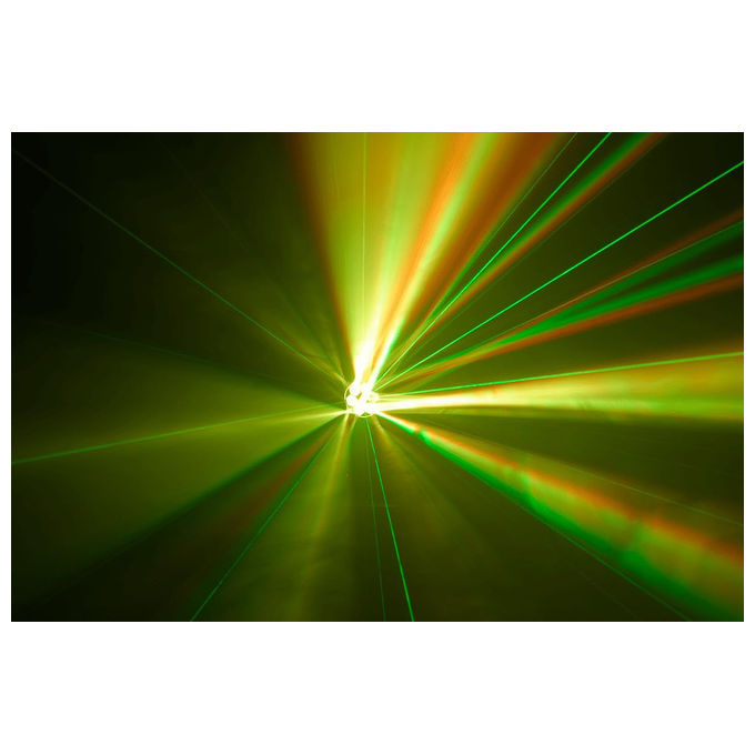 Algam Lighting MHE60 Lira Wash LED 6 x 15W RGBW con Laser Verde