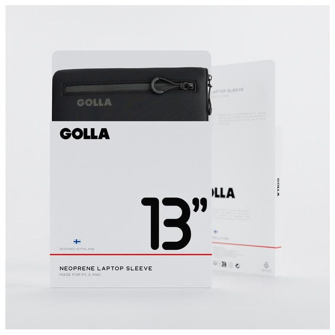 Golla 601650 Metro Sleeve Custodia Laptop Neoprene 2 Scomparti 13'' colore Nero