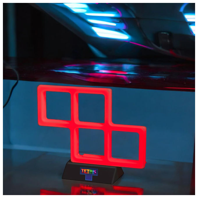 Fizz Creations Tetris Red Z Tetrimino Neon Light
