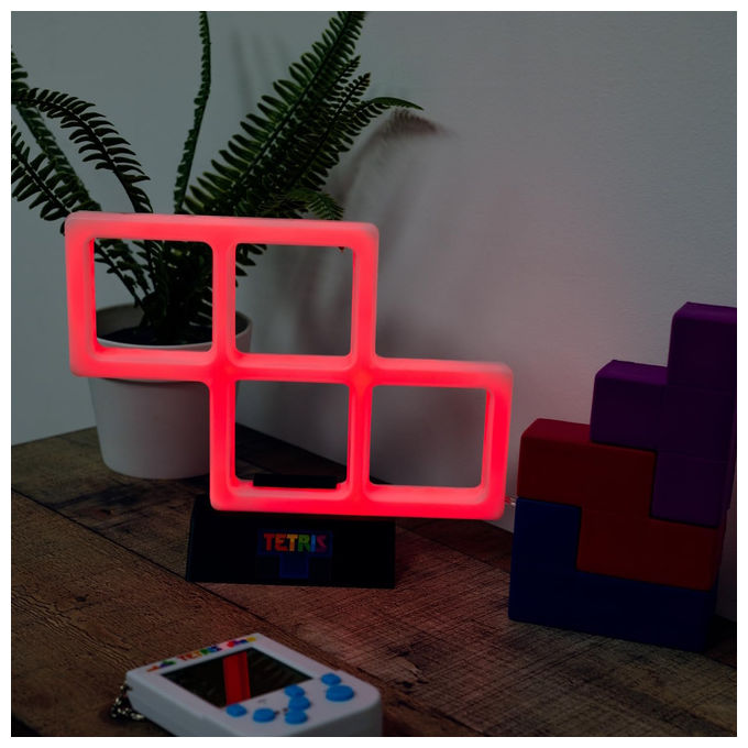 Fizz Creations Tetris Red Z Tetrimino Neon Light