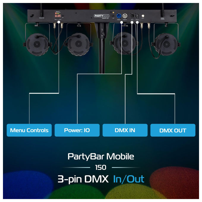 ColorKey PartyBar Mobile 150 Illuminazione Portatile