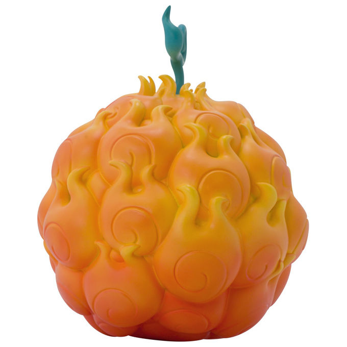 Abystyle ABYREP005 One Piece Replica Frutto Flame-Flame Mera Mera no Mi Resina scala 1:1 13 cm colore Arancione