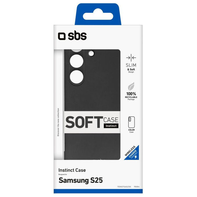 SBS Cover Samsung Galaxy S25 15.8 cm Nero